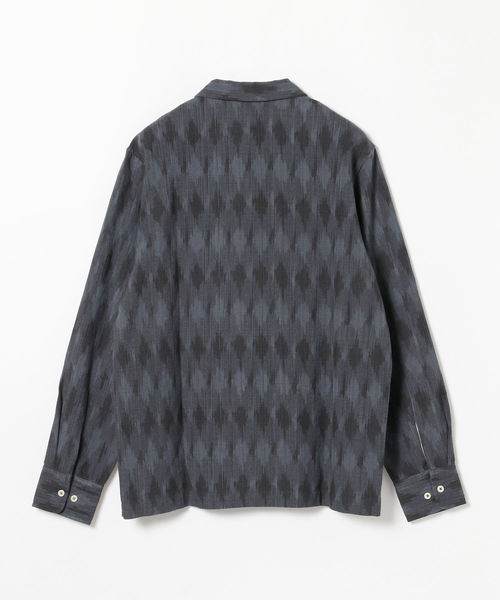 Universal Works(ユニバーサルワークス)の「Universal Works / HEAVY IKAT ガレージシャツ グリーン <MEN>(シャツ/ブラウス・メンズ・グリーン・MEDIUM)」の8枚目の写真