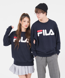 【FILA/フィラ】ブランド ロゴ プリント 裏毛 スウェット トレーナー
