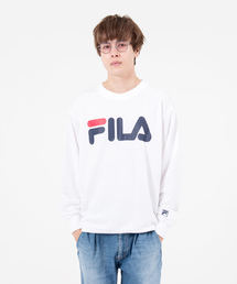 【FILA/フィラ】ブランド ロゴ プリント 裏毛 スウェット トレーナー