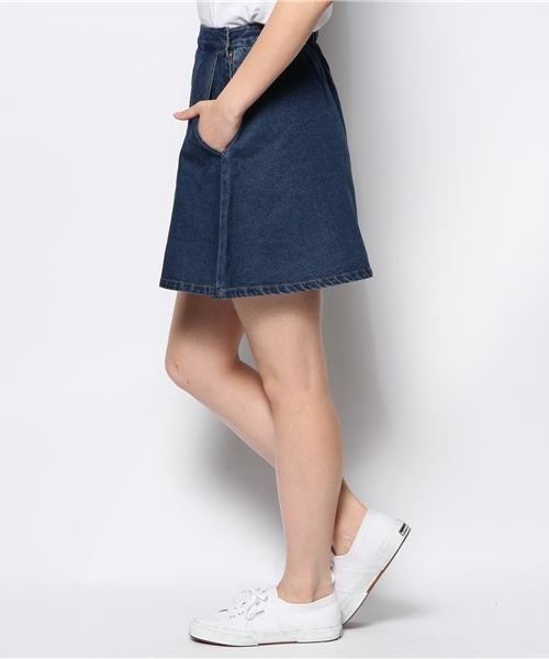 WEGO（ウィゴー）の「WEGO/デニムサークルスカート（デニムスカート・レディース・インディゴブルー/ネイビー・FREE）」の10枚目の写真