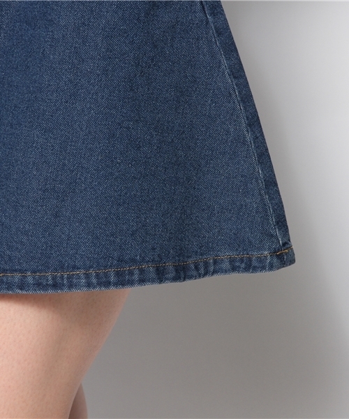 WEGO（ウィゴー）の「WEGO/デニムサークルスカート（デニムスカート・レディース・インディゴブルー/ネイビー・FREE）」の6枚目の写真