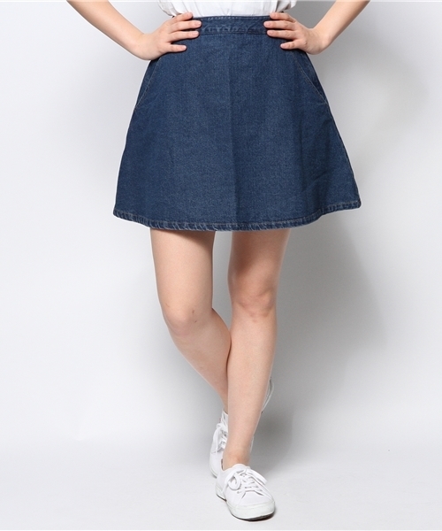 WEGO（ウィゴー）の「WEGO/デニムサークルスカート（デニムスカート・レディース・インディゴブルー/ネイビー・FREE）」の5枚目の写真