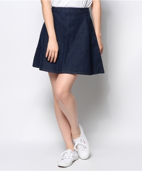 WEGO（ウィゴー）の「WEGO/デニムサークルスカート（デニムスカート・レディース・インディゴブルー/ネイビー・FREE）」の9枚目の写真