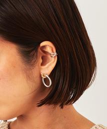 PHILIPPE AUDIBERT（フィリップ オーディベール）の「PHILIPPE AUDIBERT（フィリップオーディベール）2ring イヤーカフ SIL（イヤリング（片耳用））」