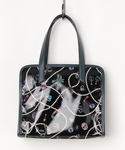 U by Ungaro（ユーバイウンガロ）の「U by Ungaro(ユーバイ ウンガロ)　ジュエル(9N)　トートS（トートバッグ・レディース・レッド/ターコイズブルー・FREE）」の6枚目の写真