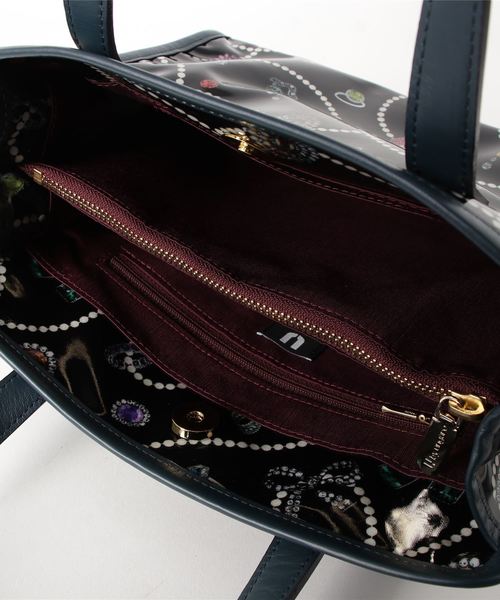U by Ungaro（ユーバイウンガロ）の「U by Ungaro(ユーバイ ウンガロ)　ジュエル(9N)　トートS（トートバッグ・レディース・レッド/ターコイズブルー・FREE）」の3枚目の写真