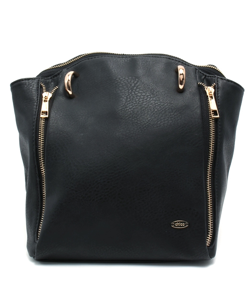 Chico（チコ）の「合皮3WAYショルダーBAG（バックパック/リュック・レディース・ブラック・FREE）」の2枚目の写真