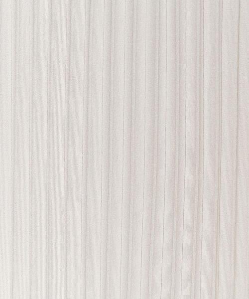 ASTRAET（アストラット）の「＜ASTRAET（アストラット）＞18G ニット プリーツスカート WHITE†（スカート・レディース・ホワイト・FREE）」の4枚目の写真