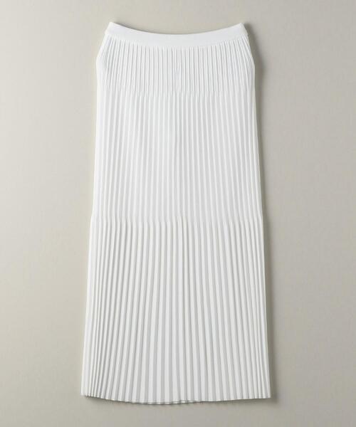 ASTRAET（アストラット）の「＜ASTRAET（アストラット）＞18G ニット プリーツスカート WHITE†（スカート・レディース・ホワイト・FREE）」の13枚目の写真