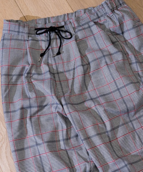 JOHN'S CLOSET(ジョンズクローゼット)の「【i】チェック柄ワイドパンツ(その他パンツ・メンズ・グレー/ベージュ・MEDIUM/X-LARGE/LARGE)」の4枚目の写真