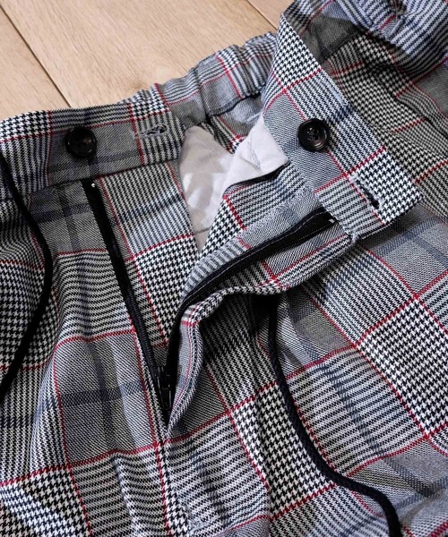 JOHN'S CLOSET(ジョンズクローゼット)の「【i】チェック柄ワイドパンツ(その他パンツ・メンズ・グレー/ベージュ・MEDIUM/X-LARGE/LARGE)」の5枚目の写真