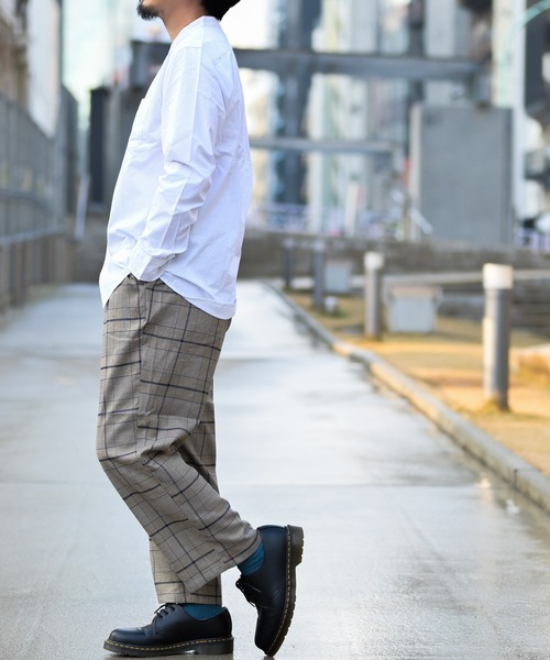 JOHN'S CLOSET(ジョンズクローゼット)の「【i】チェック柄ワイドパンツ(その他パンツ・メンズ・グレー/ベージュ・MEDIUM/X-LARGE/LARGE)」の21枚目の写真