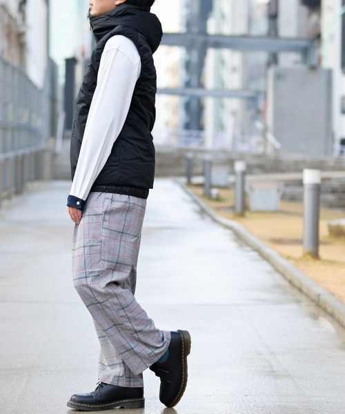 JOHN'S CLOSET(ジョンズクローゼット)の「【i】チェック柄ワイドパンツ(その他パンツ・メンズ・グレー/ベージュ・MEDIUM/X-LARGE/LARGE)」の15枚目の写真