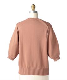 Drawer（ドゥロワー）の「Drawer 7Gコットン天竺クルーネックニット