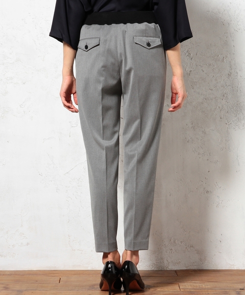 green label relaxing（グリーンレーベルリラクシング）の「GC T/R/PU RIB パンツ（その他パンツ・レディース・ブラック/ライトグレー/ネイビー・38/36/40）」の8枚目の写真