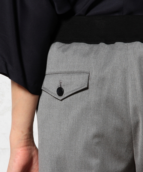 green label relaxing（グリーンレーベルリラクシング）の「GC T/R/PU RIB パンツ（その他パンツ・レディース・ブラック/ライトグレー/ネイビー・38/36/40）」の11枚目の写真