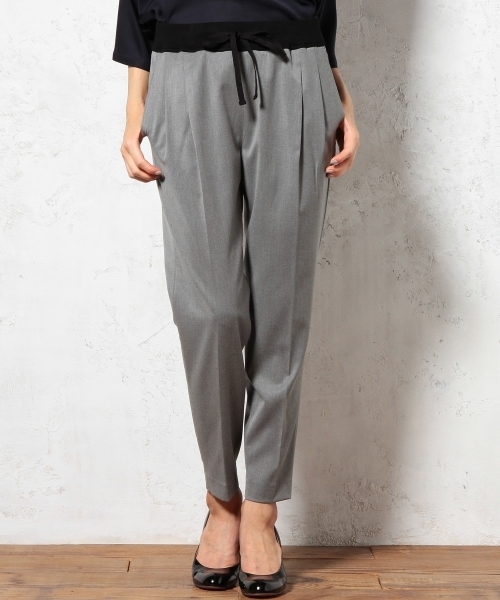 green label relaxing（グリーンレーベルリラクシング）の「GC T/R/PU RIB パンツ（その他パンツ・レディース・ブラック/ライトグレー/ネイビー・38/36/40）」の14枚目の写真