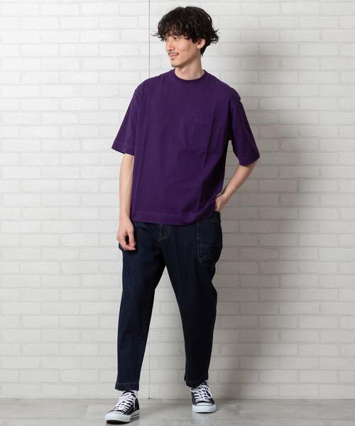 coen（コーエン）の「デニムガーデニングパンツ（デニムパンツ・メンズ・ネイビー・X-LARGE/LARGE/SMALL/MEDIUM）」の3枚目の写真