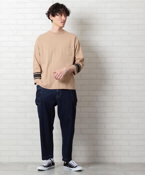 coen（コーエン）の「デニムガーデニングパンツ（デニムパンツ・メンズ・ネイビー・X-LARGE/LARGE/SMALL/MEDIUM）」の4枚目の写真