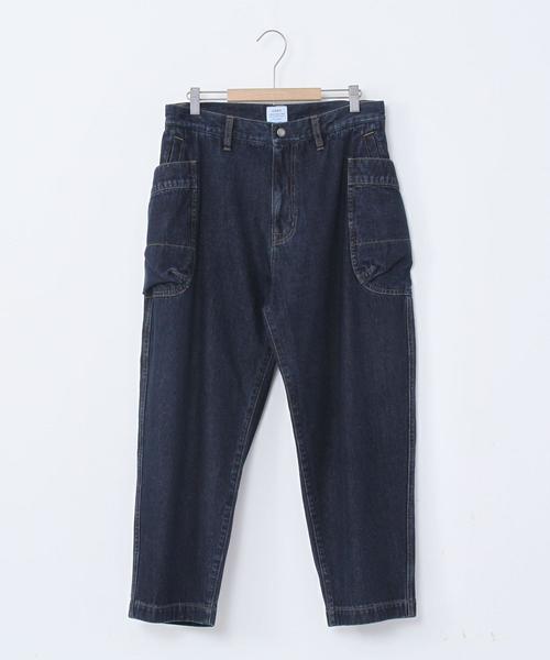 coen（コーエン）の「デニムガーデニングパンツ（デニムパンツ・メンズ・ネイビー・X-LARGE/LARGE/SMALL/MEDIUM）」の8枚目の写真