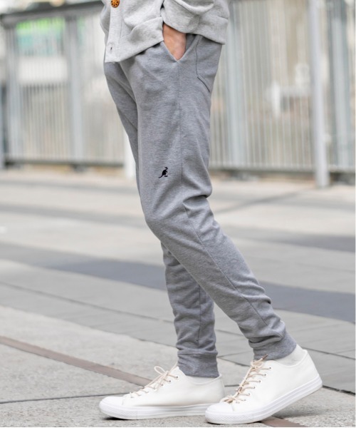 KANGOL(カンゴール)の「KANGOL × A.S.M コラボ /カンゴール T/C ポンチ ジャージ 裾リブ リラックス イージーパンツ セットアップ対応(その他パンツ・メンズ・カーキ/ホワイト/ブラック/ネイビー/グレー/チャコールグレー・48/50/52)」の15枚目の写真