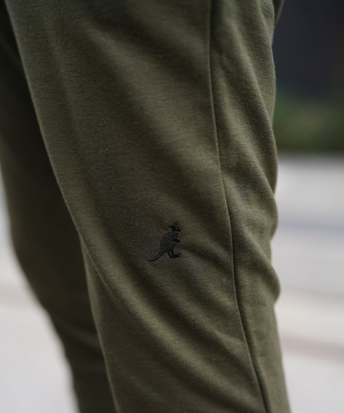 KANGOL(カンゴール)の「KANGOL × A.S.M コラボ /カンゴール T/C ポンチ ジャージ 裾リブ リラックス イージーパンツ セットアップ対応(その他パンツ・メンズ・カーキ/ホワイト/ブラック/ネイビー/グレー/チャコールグレー・48/50/52)」の12枚目の写真