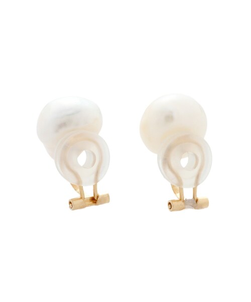 COCOSHNIK(ココシュニック)の「K10バロックパール イヤリング(イヤーカフ・レディース・シルバー系・00)」の4枚目の写真