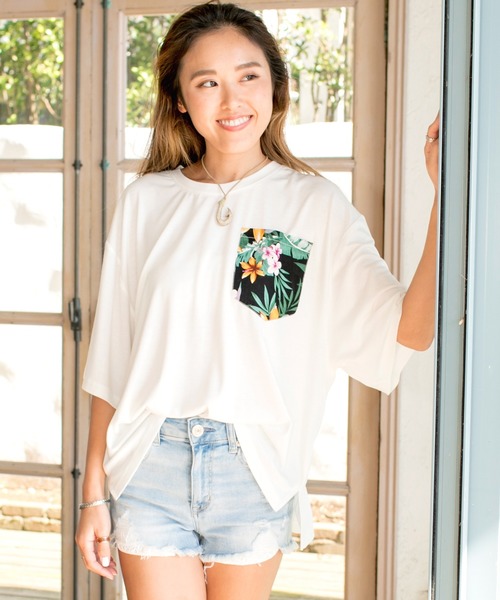 Kahiko ボタニカル柄ポケットトップス Tシャツ カットソー Kahiko カヒコ のファッション通販 Zozotown