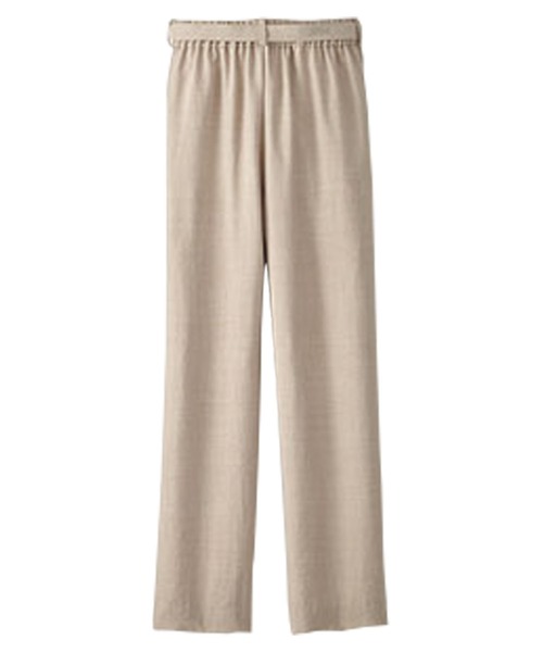 BELLUNA PLUS(ベルーナ)の「麻調ビンテージベルト付ワイドパンツ56丈(その他パンツ・レディース・ベージュ/ネイビー/カーキ/サンドベージュ・SMALL/MEDIUM/LARGE/X-LARGE/XX-LARGE/XXX-LARGE/XXXX-LARGE)」の12枚目の写真