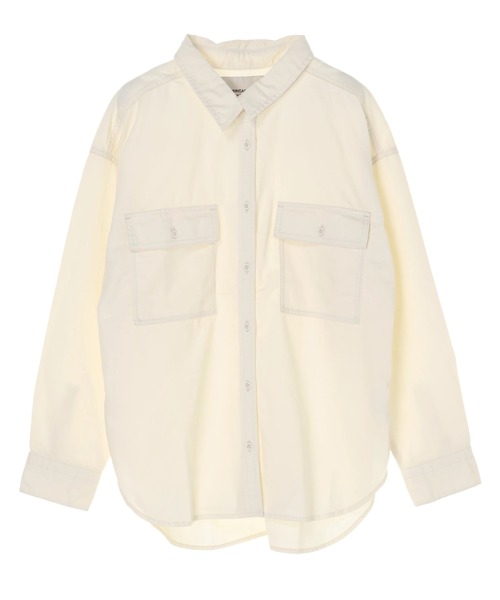 AMERICAN HOLIC（アメリカンホリック）の「CPOシャツ　〇＊（シャツ/ブラウス・レディース・インディゴブルー/カーキ/アイボリー・FREE）」の17枚目の写真