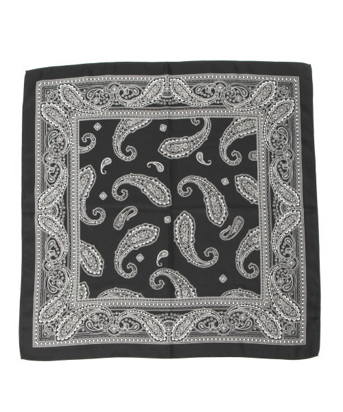 PAGEBOY（ページボーイ）の「モードペイズリースカーフ（ストール/ショール・レディース・ブラック/ブルー系その他5/オフホワイト・FREE）」の10枚目の写真