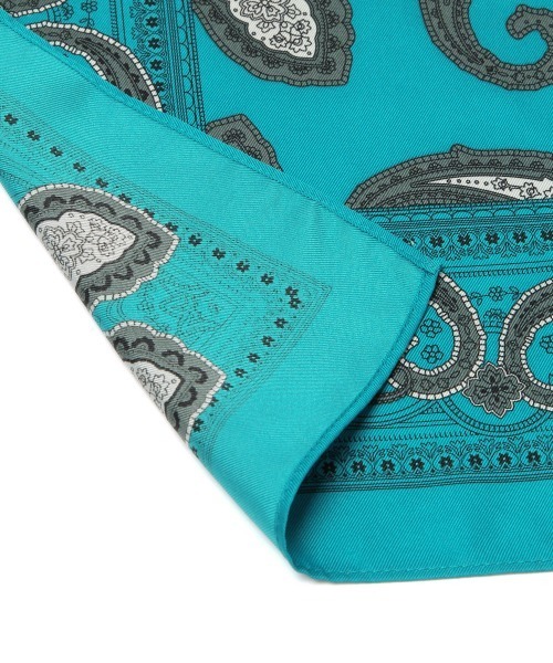 PAGEBOY（ページボーイ）の「モードペイズリースカーフ（ストール/ショール・レディース・ブラック/ブルー系その他5/オフホワイト・FREE）」の14枚目の写真