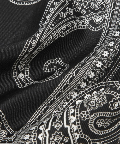 PAGEBOY（ページボーイ）の「モードペイズリースカーフ（ストール/ショール・レディース・ブラック/ブルー系その他5/オフホワイト・FREE）」の17枚目の写真
