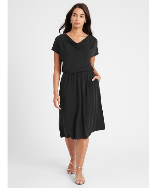 セール サンドウォッシュ カウルネック カウルネック ワンピース ワンピース Banana Banana Republic バナナリパブリック のファッション