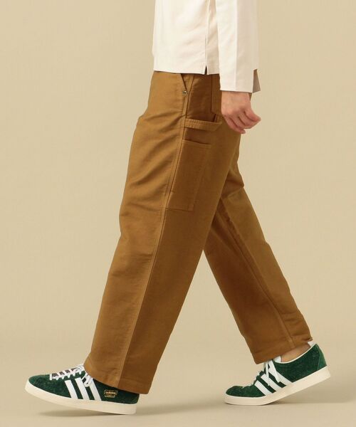 SHIPS（シップス）の「SHIPS: サテン トリプルステッチ ペインター ワークパンツ（カーゴパンツ・メンズ・ベージュ/ネイビー/ナチュラル・LARGE/SMALL/MEDIUM）」の3枚目の写真