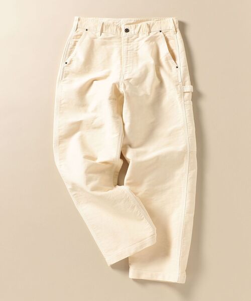 SHIPS（シップス）の「SHIPS: サテン トリプルステッチ ペインター ワークパンツ（カーゴパンツ・メンズ・ベージュ/ネイビー/ナチュラル・LARGE/SMALL/MEDIUM）」の16枚目の写真