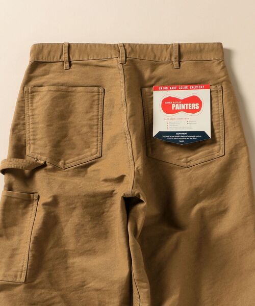 SHIPS（シップス）の「SHIPS: サテン トリプルステッチ ペインター ワークパンツ（カーゴパンツ・メンズ・ベージュ/ネイビー/ナチュラル・LARGE/SMALL/MEDIUM）」の8枚目の写真