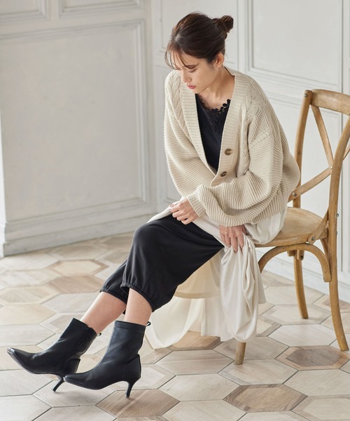 KOBE LETTUCE(コウベレタス)の「選べる3タイプ 裏起毛ペチコートスカート・パンツ(その他アンダーウェア/インナー・レディース・ブラック/ブラック系その他/ベージュ系その他/ライトベージュ/ベージュ系その他2/ブラック系その他2・1/2/3)」の20枚目の写真