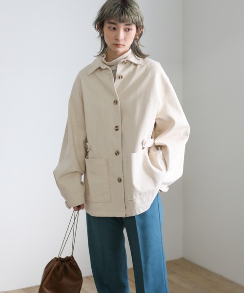 select MOCA（セレクトモカ）の「2021 SS シンプルツイルストレートパンツ（その他パンツ・レディース・ピンク/ライム/ブルー・SMALL/MEDIUM）」の21枚目の写真