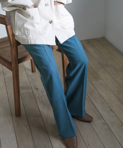 select MOCA（セレクトモカ）の「2021 SS シンプルツイルストレートパンツ（その他パンツ・レディース・ピンク/ライム/ブルー・SMALL/MEDIUM）」の19枚目の写真