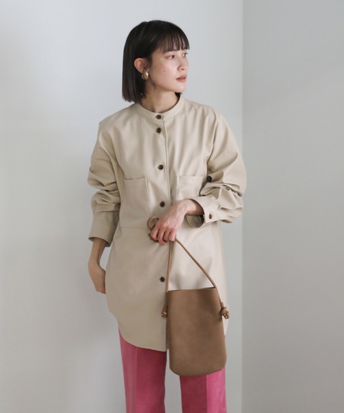 select MOCA（セレクトモカ）の「2021 SS シンプルツイルストレートパンツ（その他パンツ・レディース・ピンク/ライム/ブルー・SMALL/MEDIUM）」の9枚目の写真