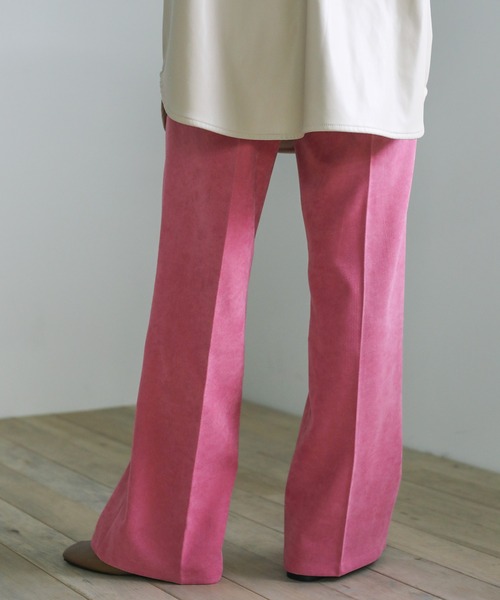 select MOCA（セレクトモカ）の「2021 SS シンプルツイルストレートパンツ（その他パンツ・レディース・ピンク/ライム/ブルー・SMALL/MEDIUM）」の10枚目の写真