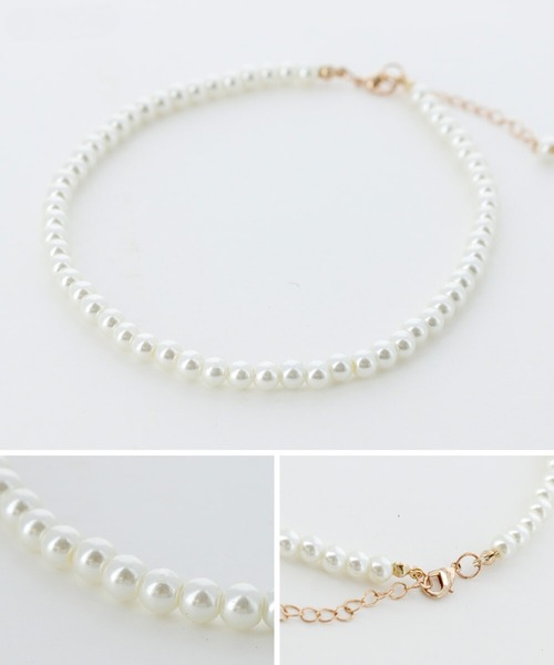 Catherine Cottage(キャサリンコテージ)の「キッズ一連パールネックレス(ネックレス・キッズ・ホワイト・FREE)」の2枚目の写真