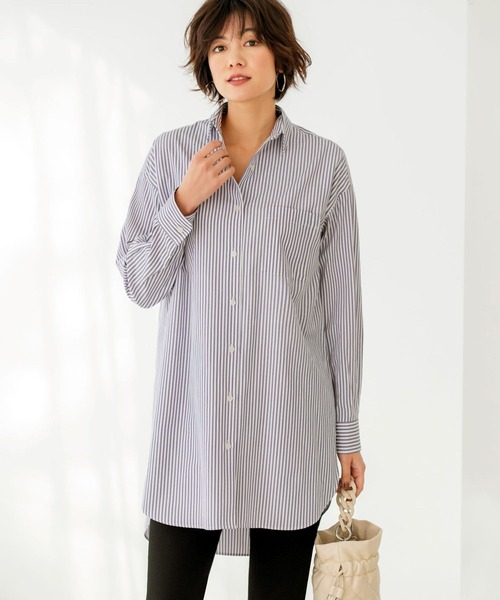 STYLE DELI - スタイルデリ 新品 ベーシックストライプ柄シャツ スタイルデリ STYLE DELI オーバーサイズストライプシャツ