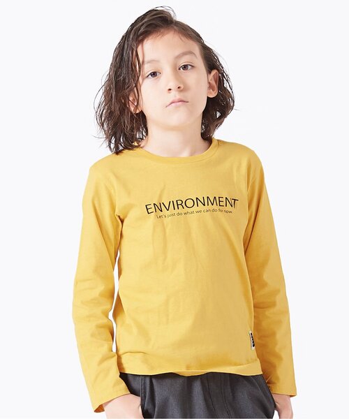 BREEZE(ブリーズ)の「/BasicロゴTシャツ(Tシャツ/カットソー・キッズ・ベージュ/イエロー/ベビーピンク/オフホワイト/チャコール/サックスブルー/ミント/グレー・120/100/110/150/90/140/130)」の8枚目の写真