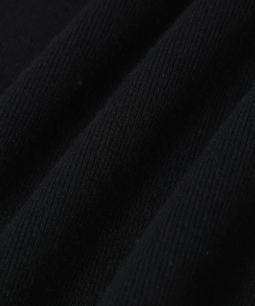 ADAM ET ROPE'(アダムエロペ)の「【アウトレット店舗・WEB限定】エコベロ総針プルオーバー(ニット/セーター・レディース・ブラック/ベージュ/クリーム・FREE)」の7枚目の写真