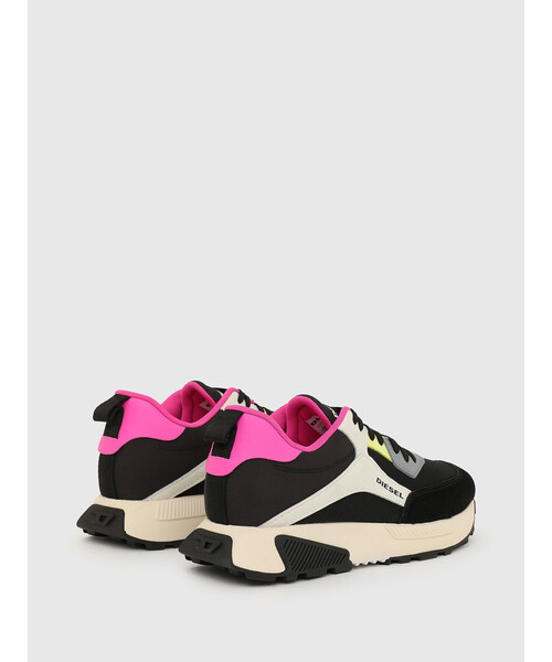 DIESEL（ディーゼル）の「レディース MIXマテリアル スニーカー（スニーカー・レディース・ブラック/ホワイト/パープル・38/37/39/35/36）」の5枚目の写真