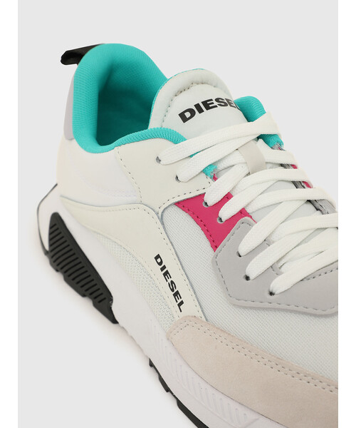 DIESEL（ディーゼル）の「レディース MIXマテリアル スニーカー（スニーカー・レディース・ブラック/ホワイト/パープル・38/37/39/35/36）」の12枚目の写真