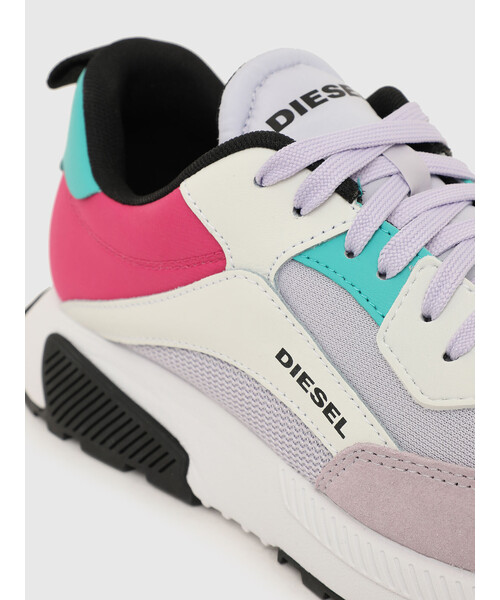 DIESEL（ディーゼル）の「レディース MIXマテリアル スニーカー（スニーカー・レディース・ブラック/ホワイト/パープル・38/37/39/35/36）」の18枚目の写真