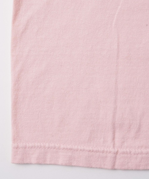 MILKFED.(ミルクフェド)の「S/S TEE EMBROIDERED BAR AND HEART/バックプリント ロゴ半袖Tシャツ(Tシャツ/カットソー・レディース・ライトパープル/ベージュ/ライトピンク/グリーン/ホワイト/チャコールグレー/オフホワイト/ブラック・MEDIUM/SMALL)」の10枚目の写真